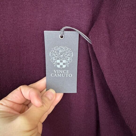 Vince Camuto Balloon Sleeve Knit Sweater Dress - Size Small - Picture 6 of 8